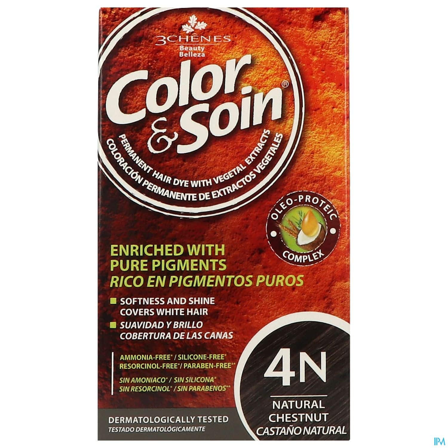 3 CHENES COLOR/SOIN CHAT NATUR 4N