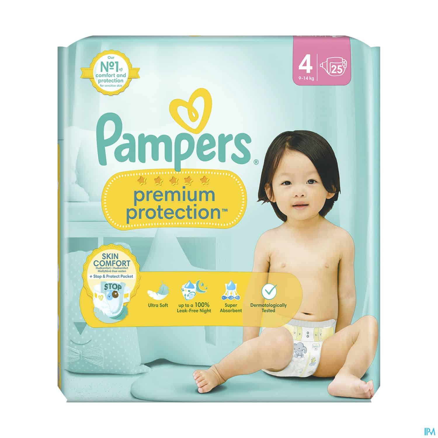 COUCH PAMPERS PREM PROT T4 25