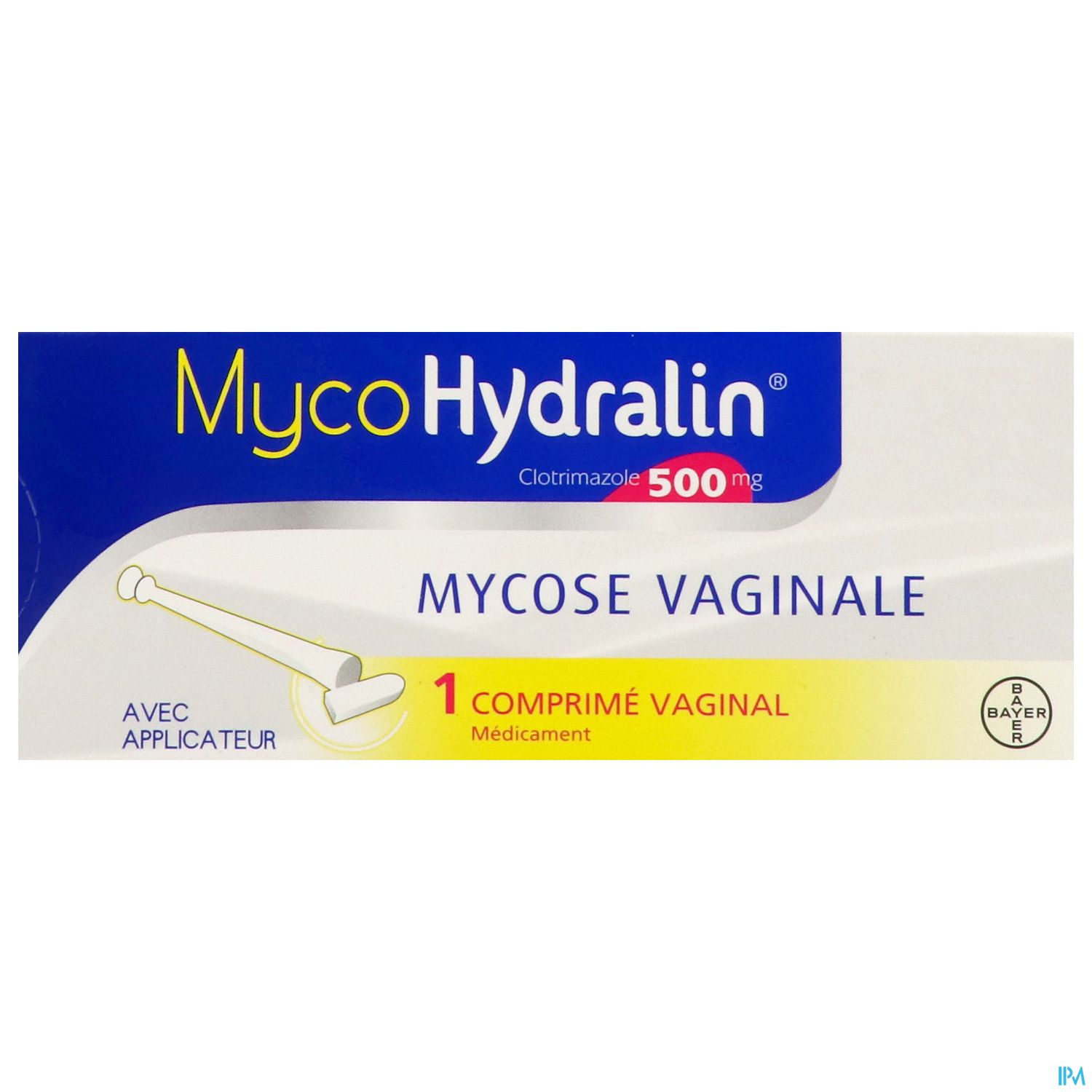MYCOHYDRALIN 500MG CPR VAGINAL 1