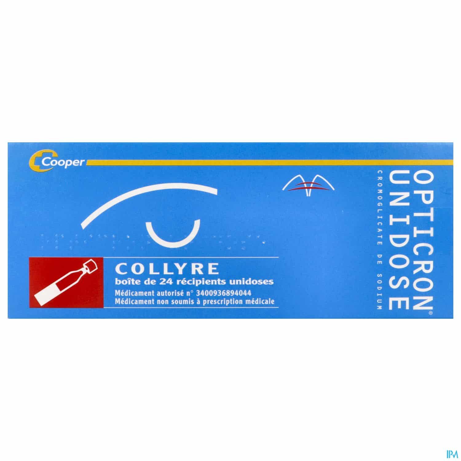 OPTICRON 2% COL UNIDOSE 24 OPTICRON 2% COL UNIDOSE 24