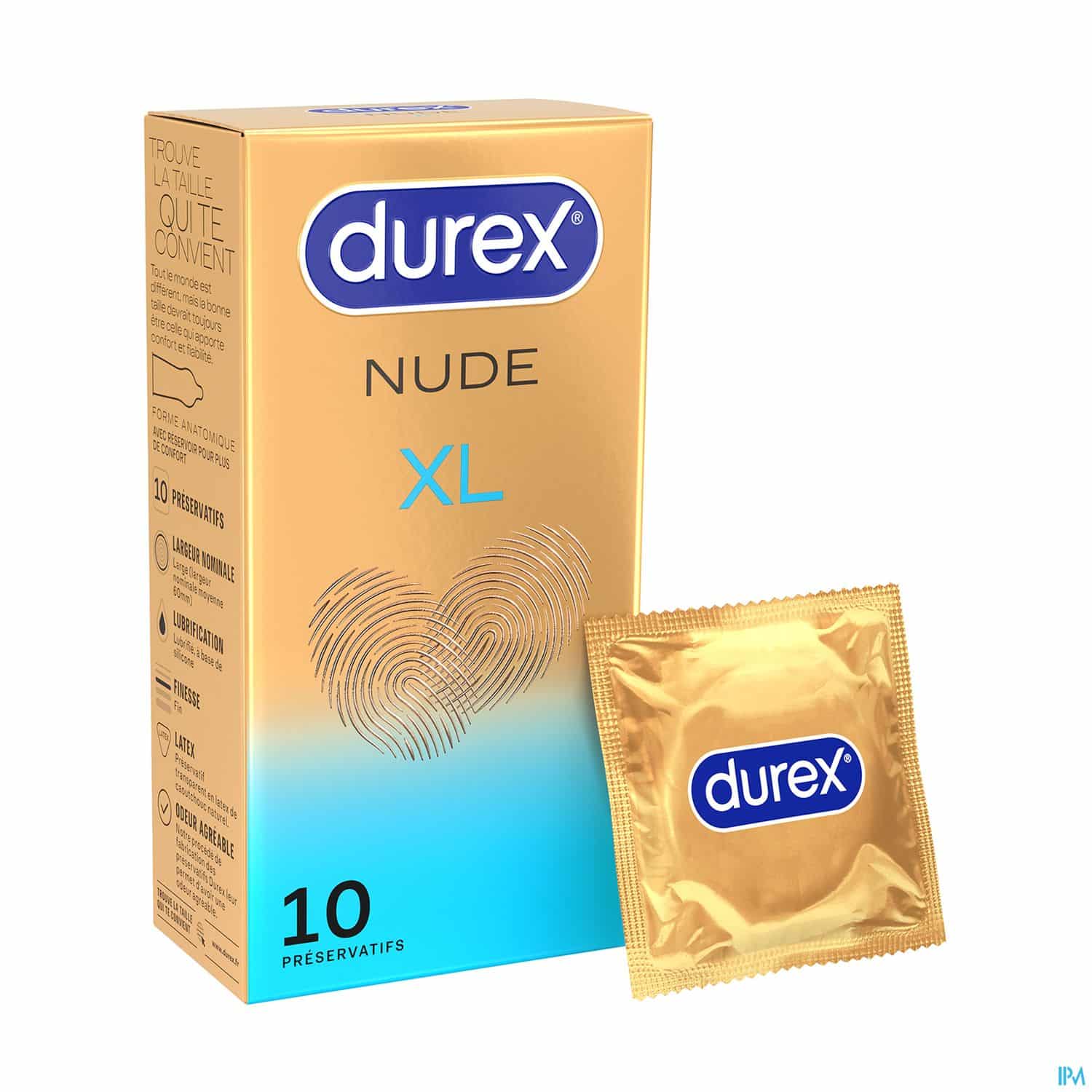 PRESERV DUREX NUDE XL X10