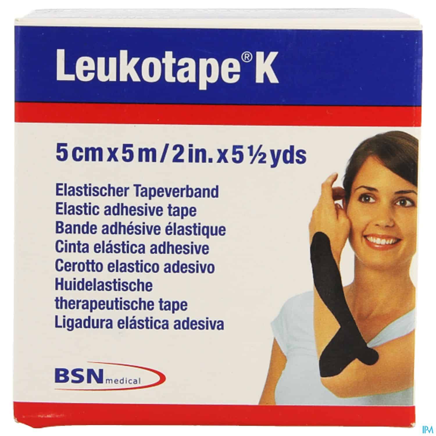 BDE LEUKOTAPE K NOIR 5CMX5M