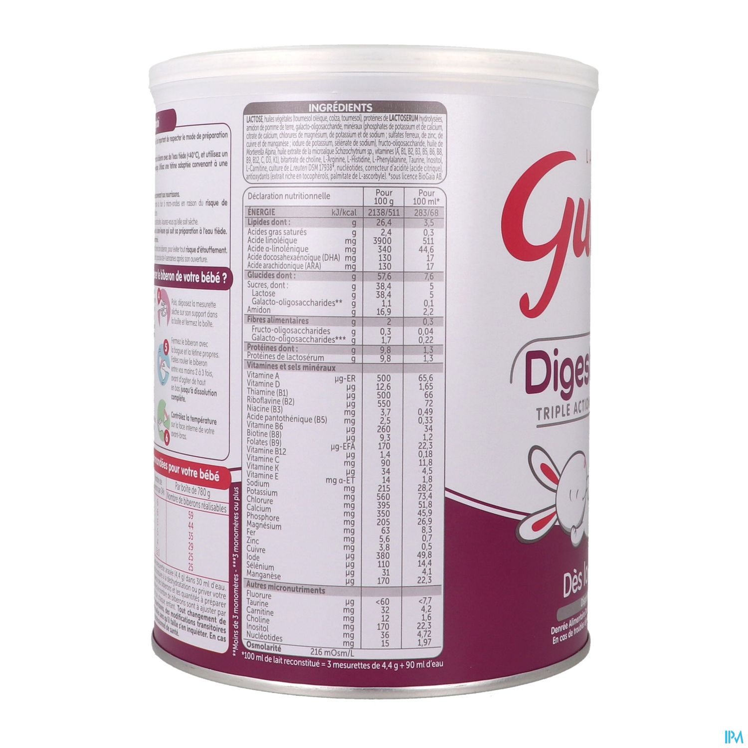 GUIGOZ EXPERT DIGEST+ 0-12M 780G GUIGOZ EXPERT DIGEST+ 0-12M 780G – Image 5