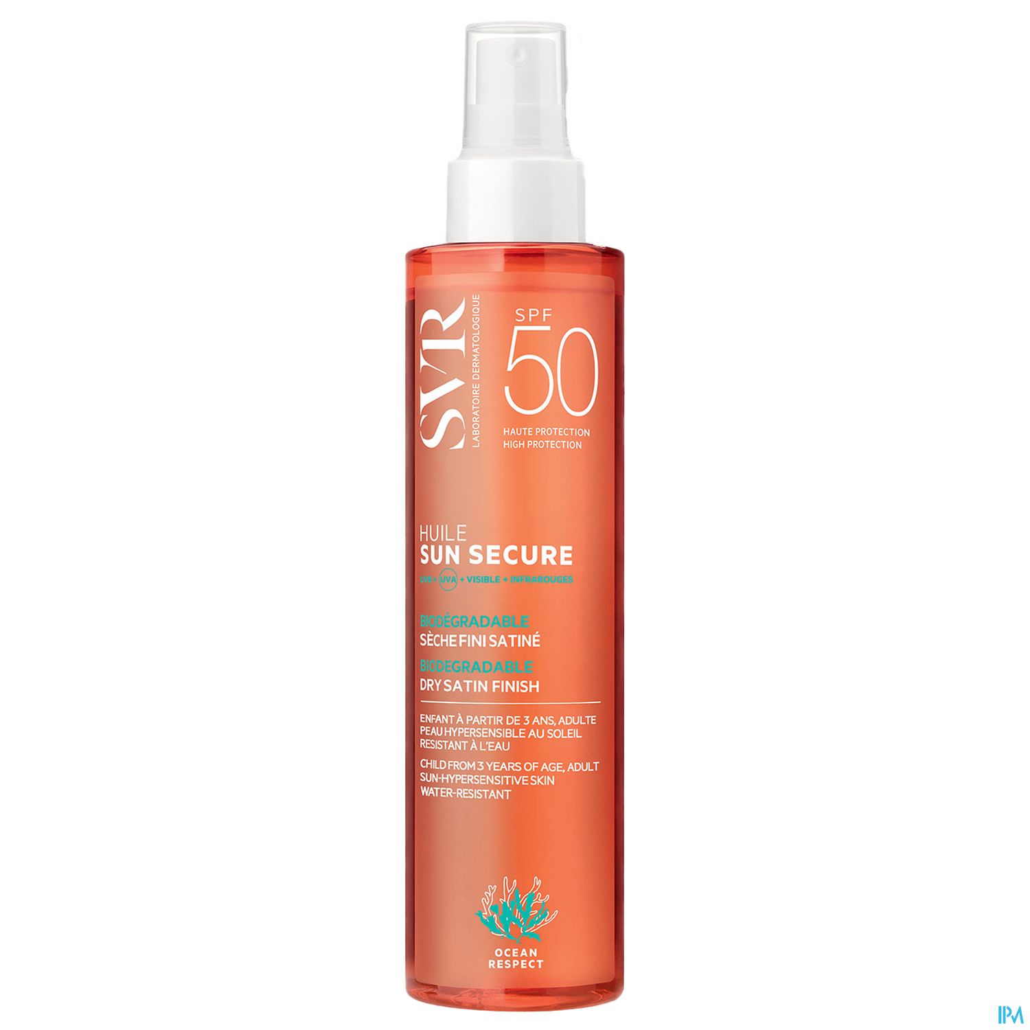 SVR SUN SECURE HLE COR SPF50 200ML