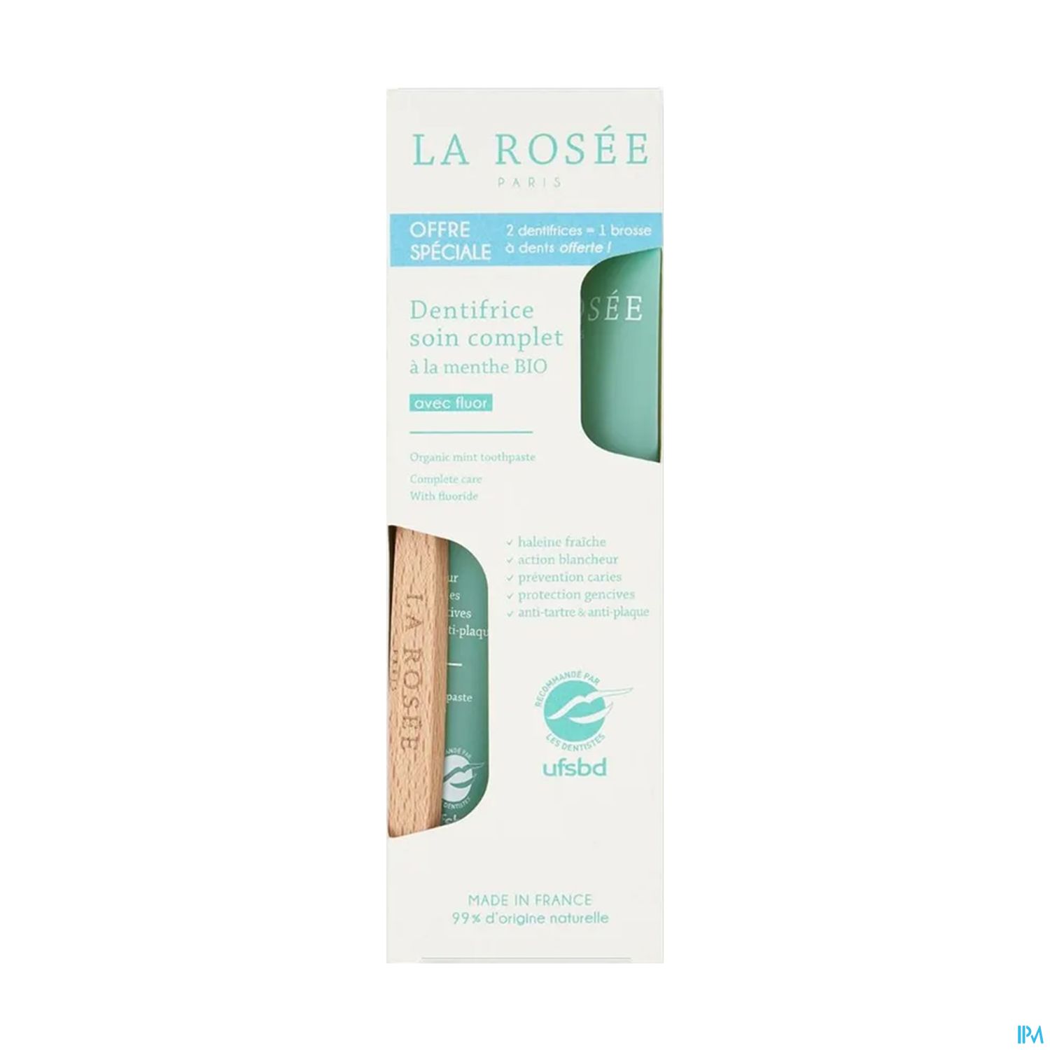 LA ROSEE KIT DENTIFRICE+BROSS DENT