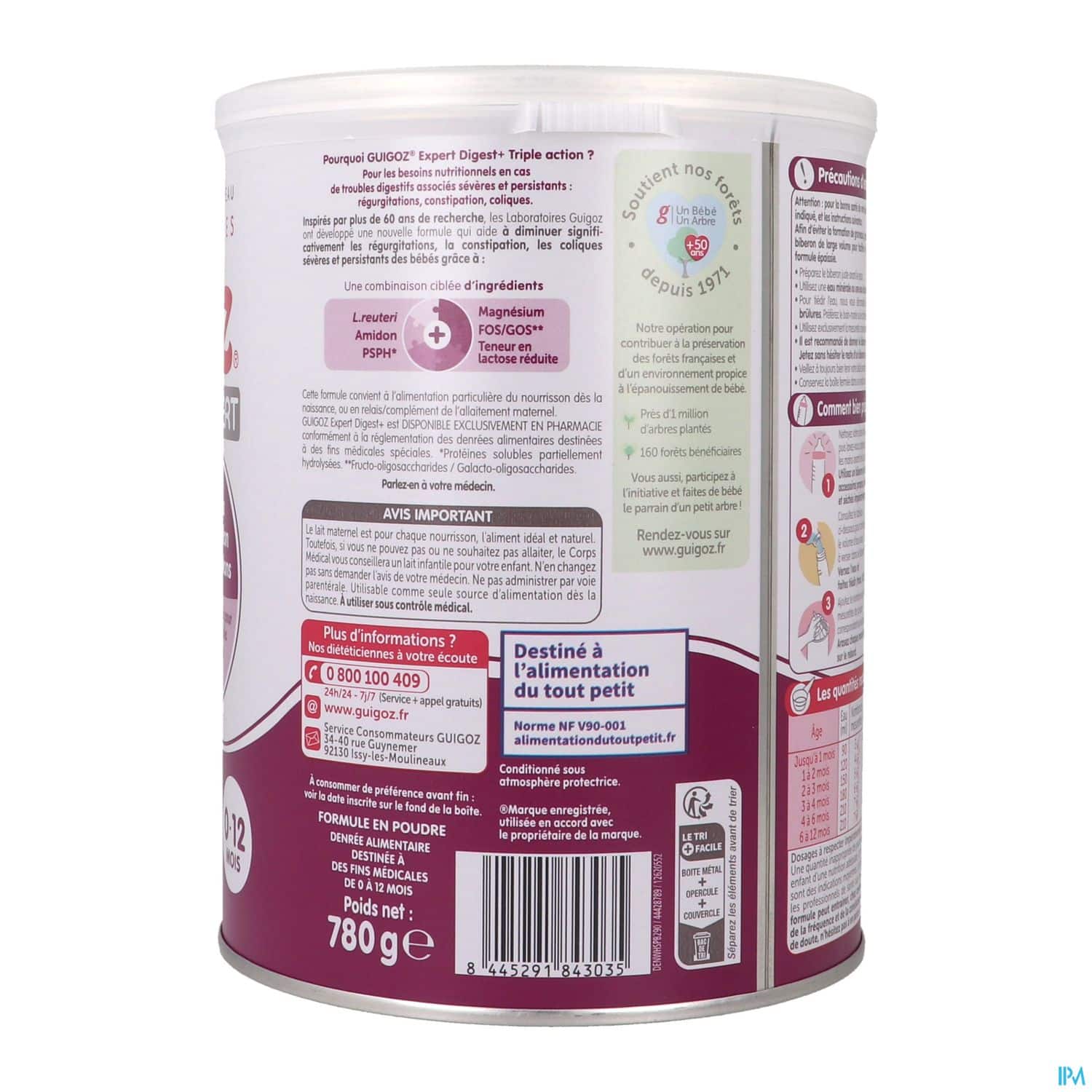 GUIGOZ EXPERT DIGEST+ 0-12M 780G GUIGOZ EXPERT DIGEST+ 0-12M 780G – Image 4