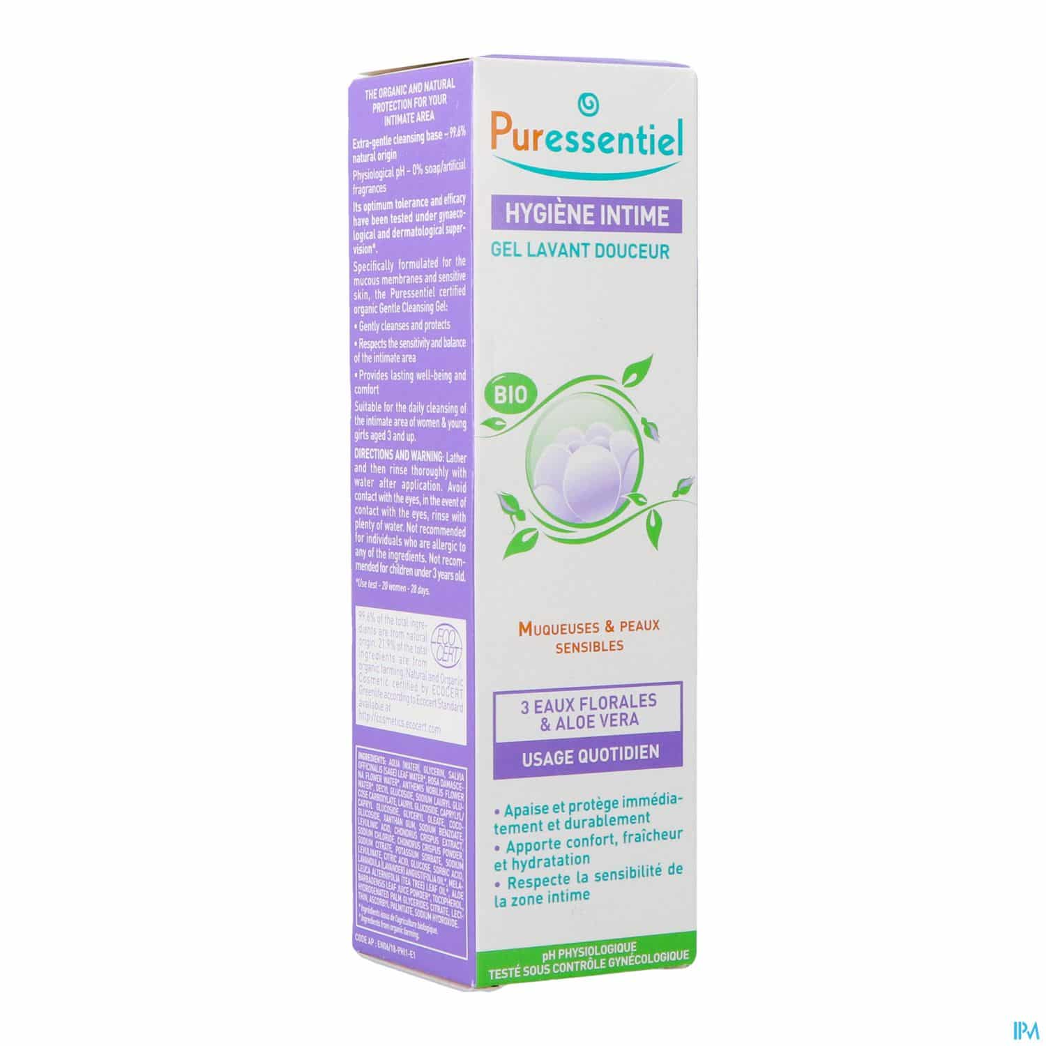 PURESSENTIEL BIO GEL INTIM 250ML