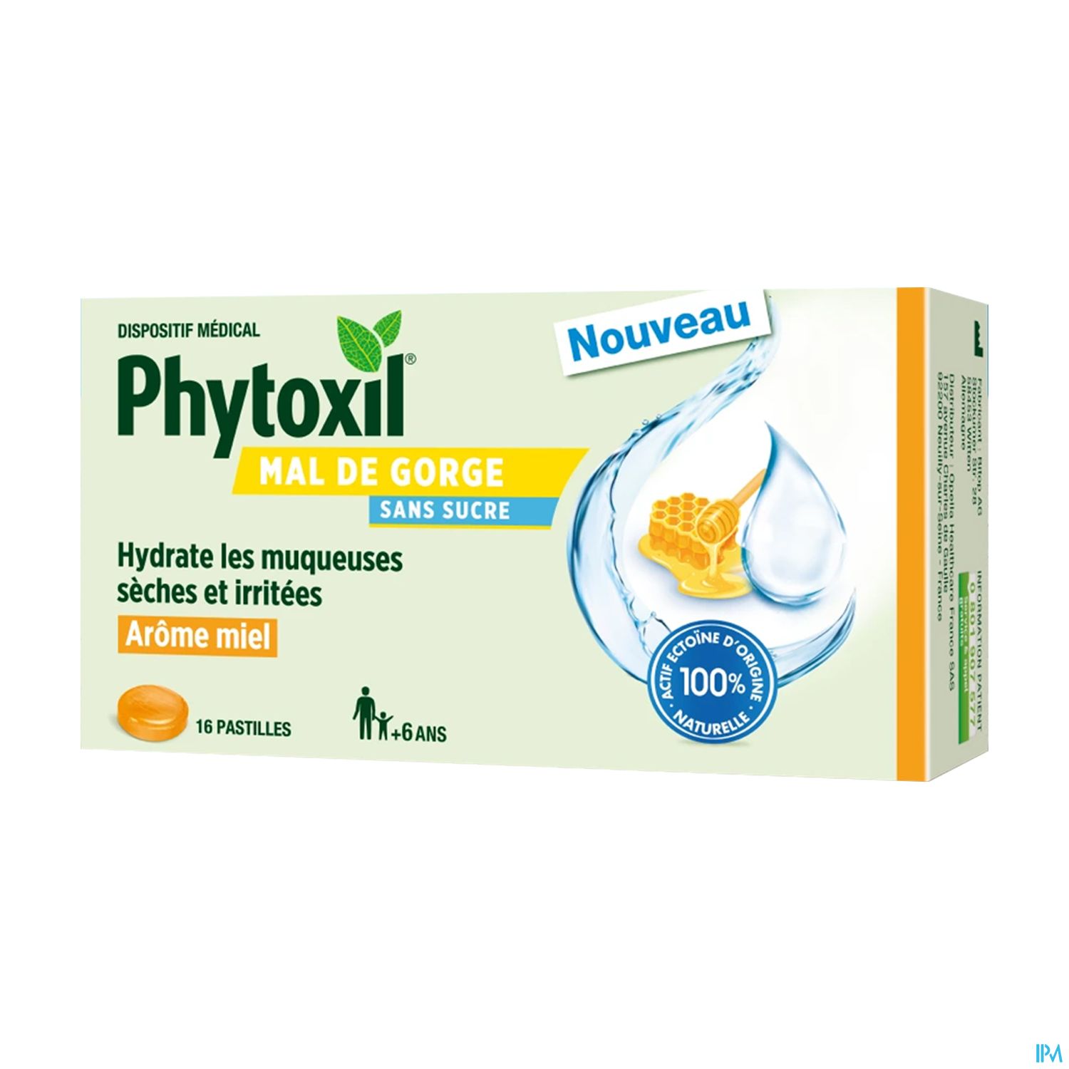 PHYTOXIL GORGE IRRITEE MIEL 16 PHYTOXIL GORGE IRRITEE MIEL 16