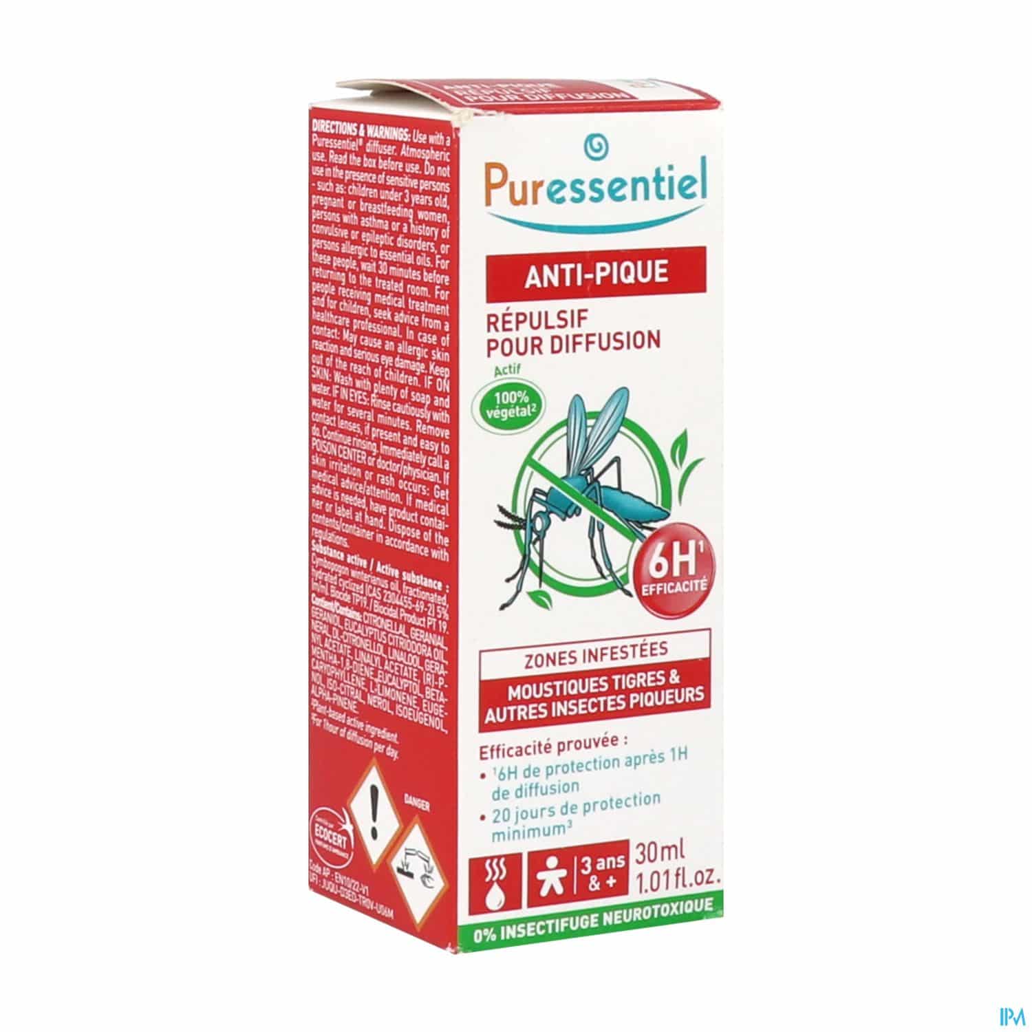 PURESSENTIEL A/PIQUE REPULS 30ML