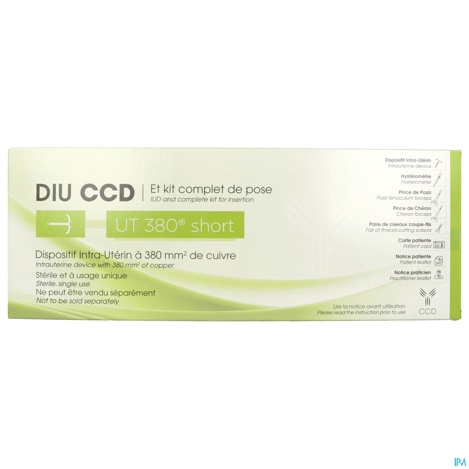 CCD UT 380 SHORT DIU + KIT POSE