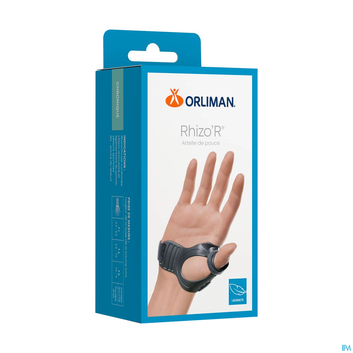 ATTEL POUCE RHIZO'R GAUCHE T3