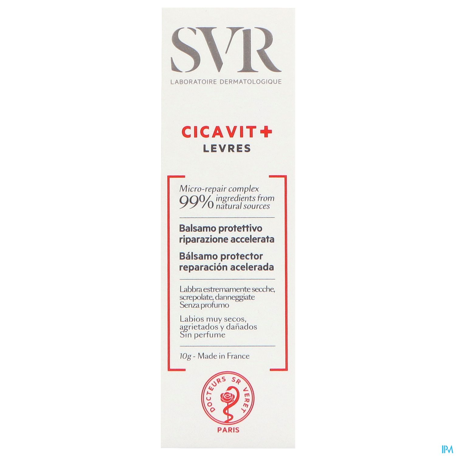 SVR CICAVIT+ BAUME LEVRE 15ML