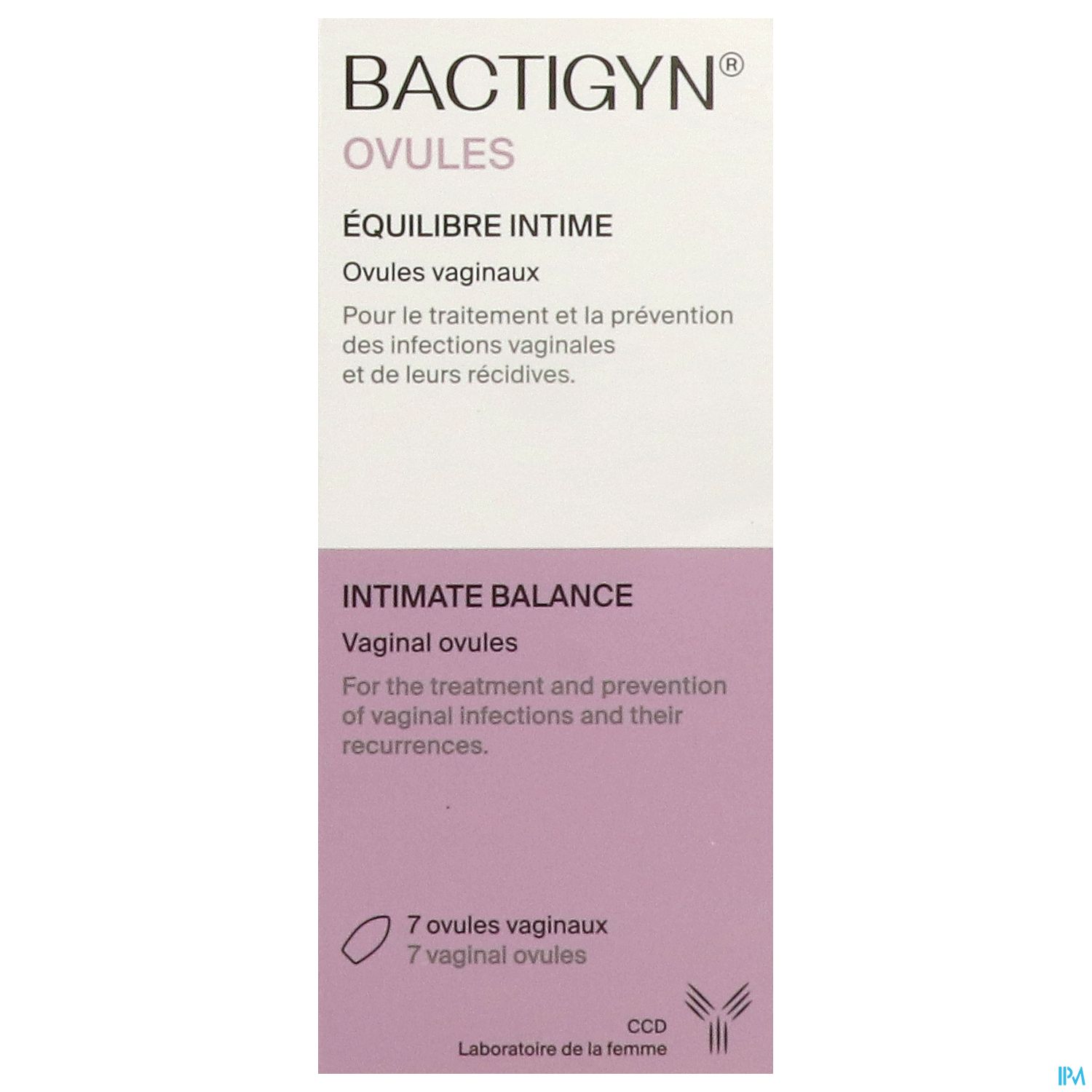 BACTIGYN OVULE EQUILIBRE INTIME X7