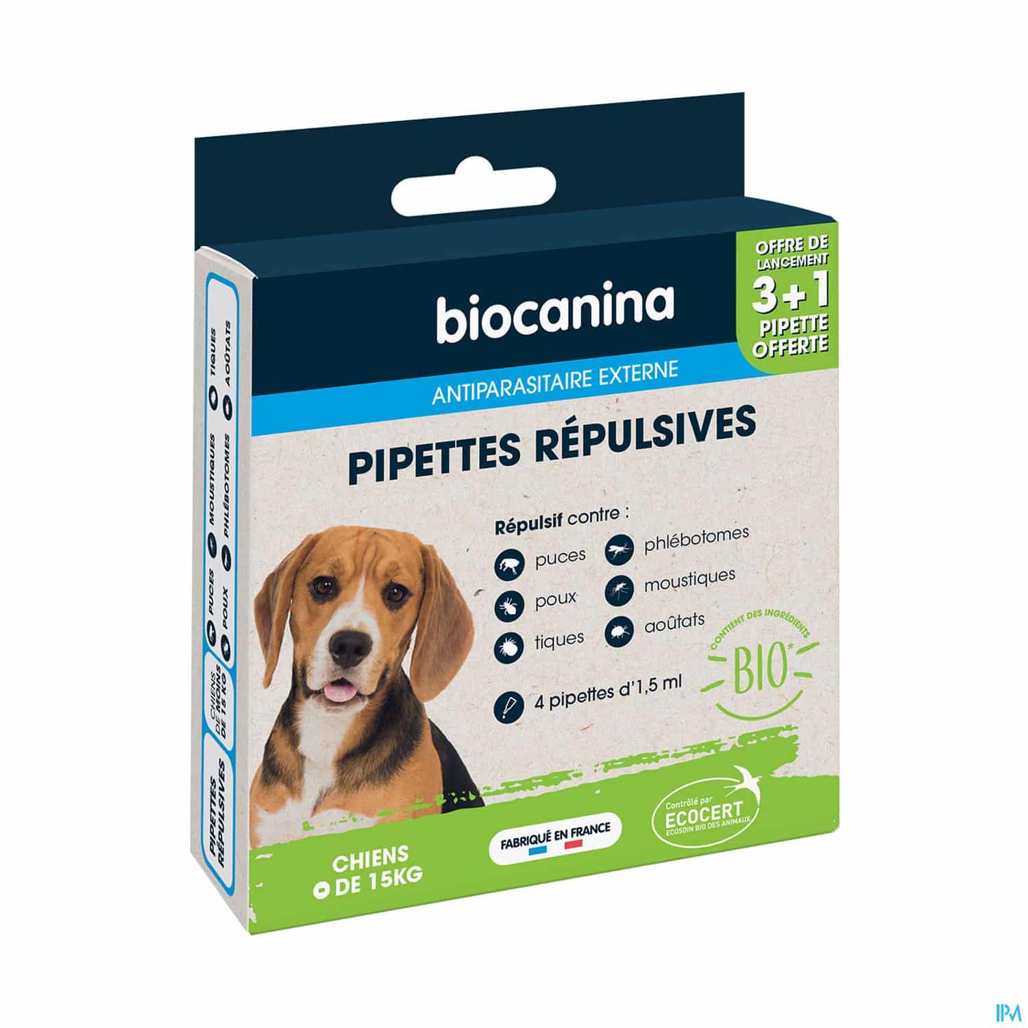 Dômes Pharma Bio Pipette Repulsive Chiot Pt Chien 3 + 1 Offerte Biocanina