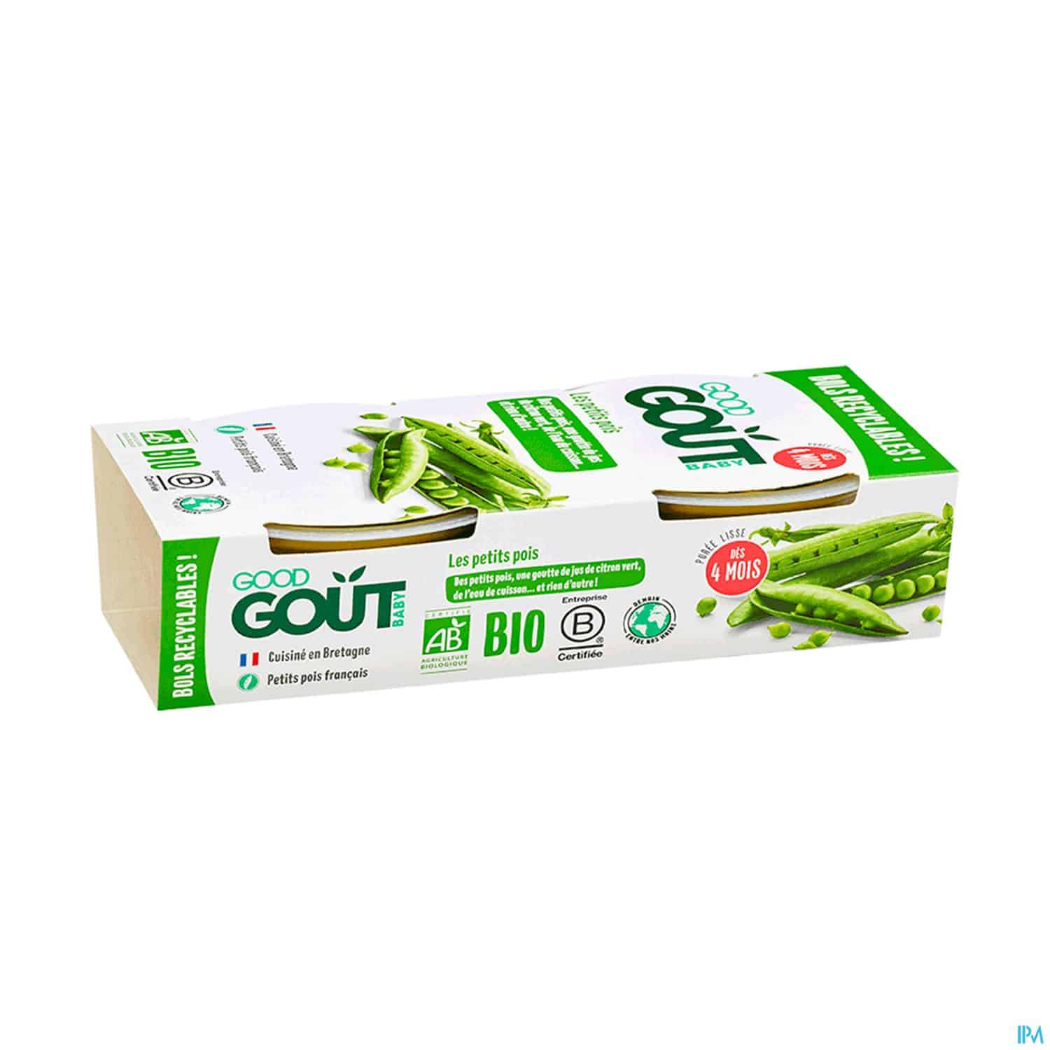 GOODGOUT PETITS POIS 120GX2