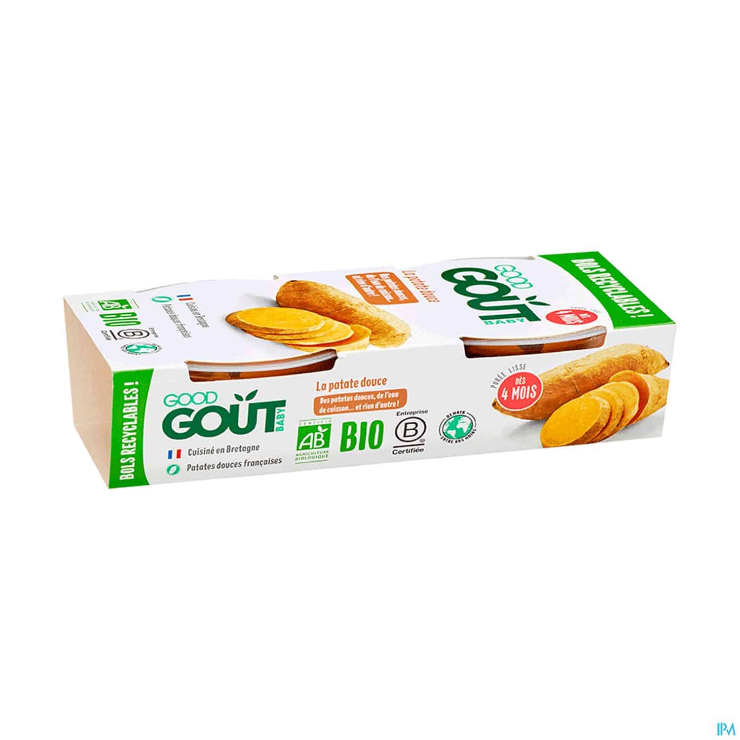 GOODGOUT PATATE DOUCE 120GX2
