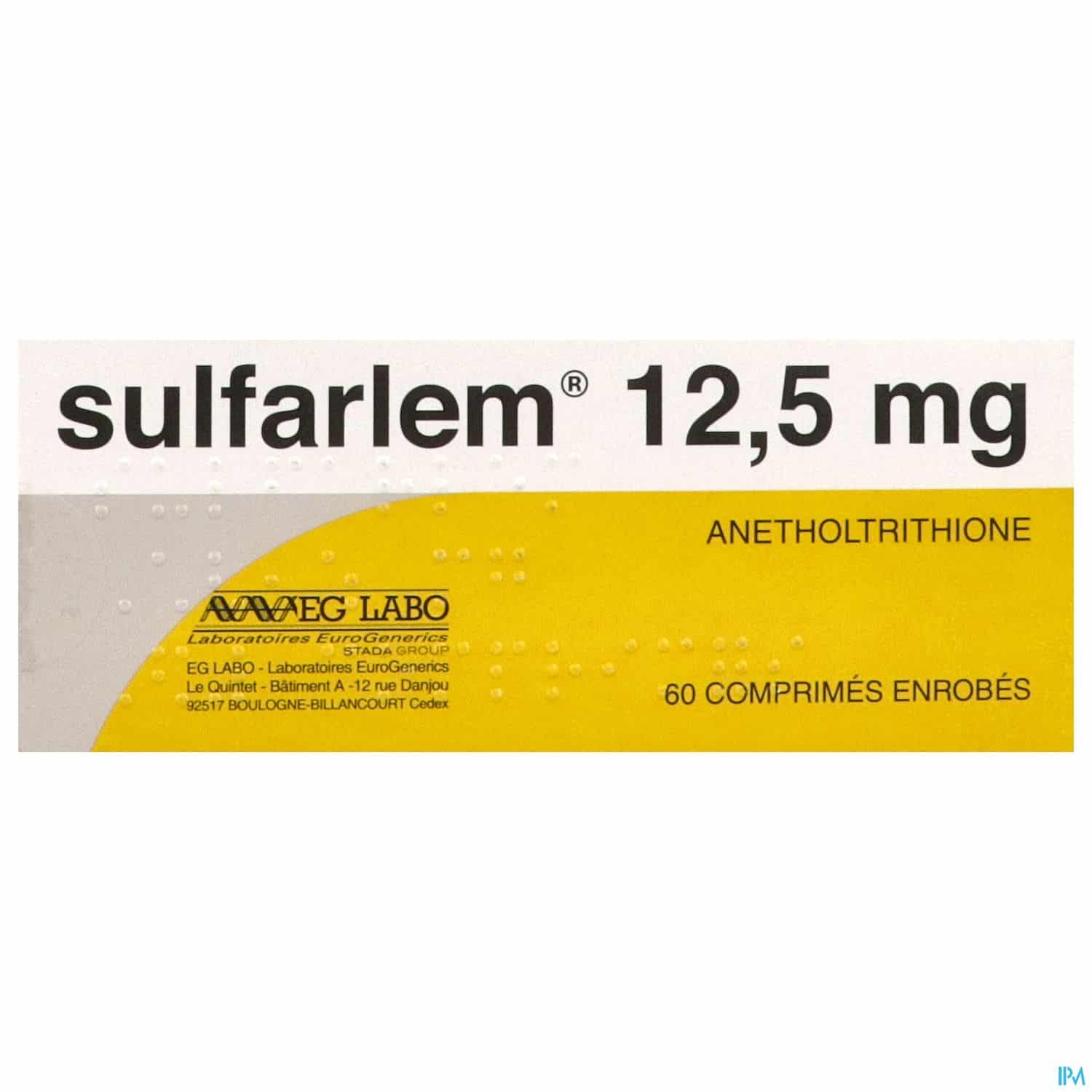 SULFARLEM 12,5MG CPR 60