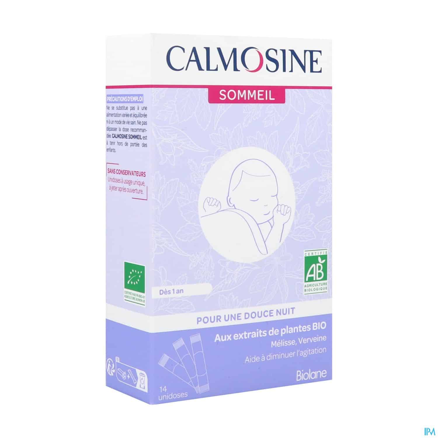 CALMOSINE SOMMEIL DOSETTES 14