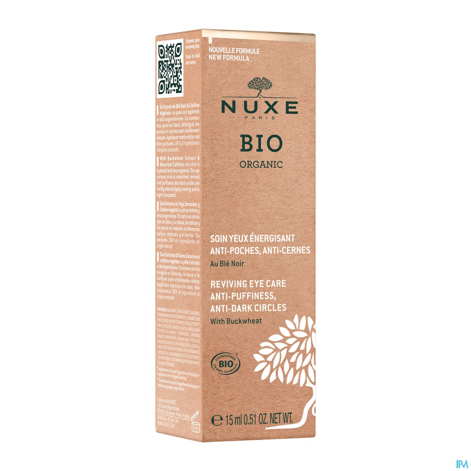 NUXE BIO SOIN YEUX ENERGISANT 15ML
