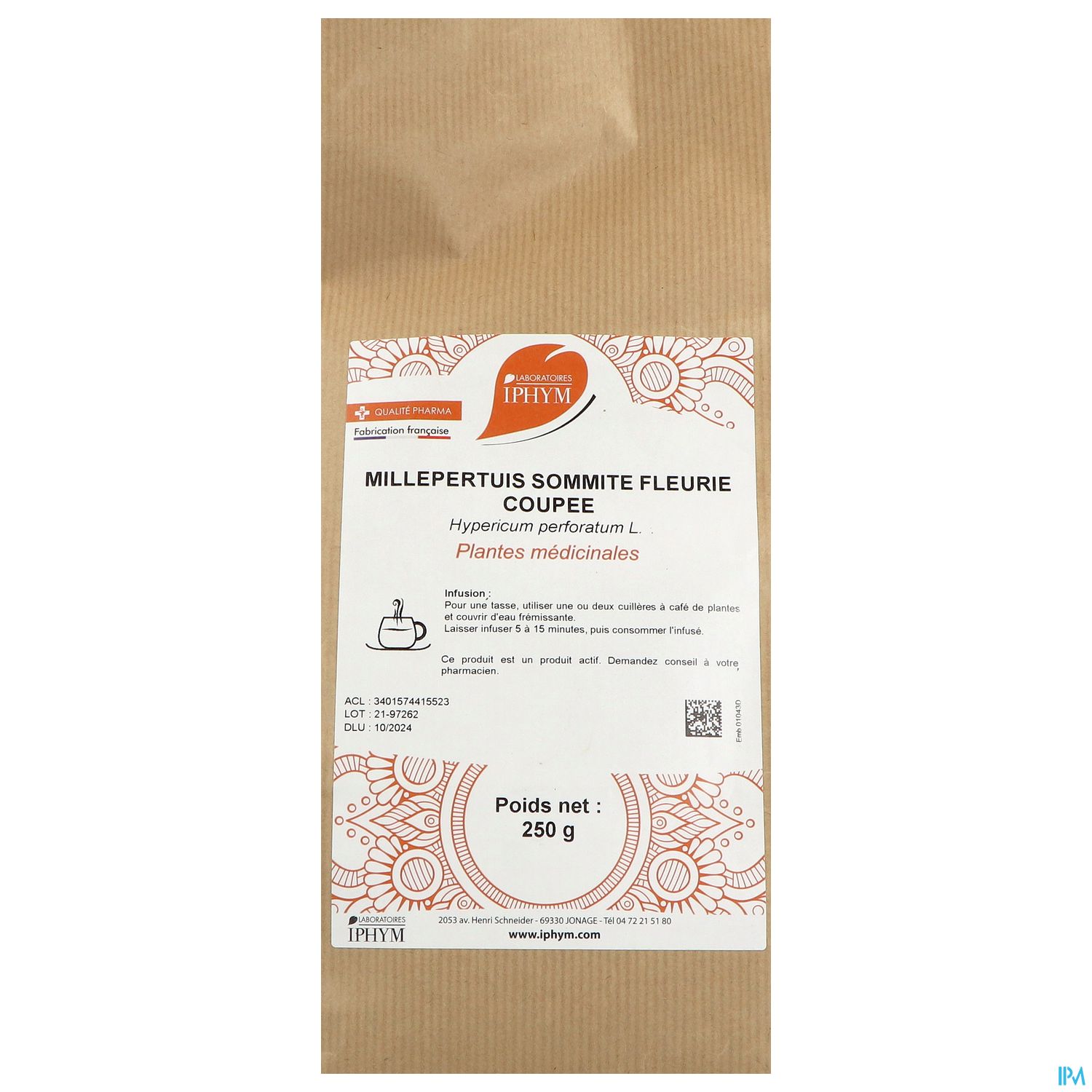 MILLEPERTUIS IPHYM SF COUPEE 250G