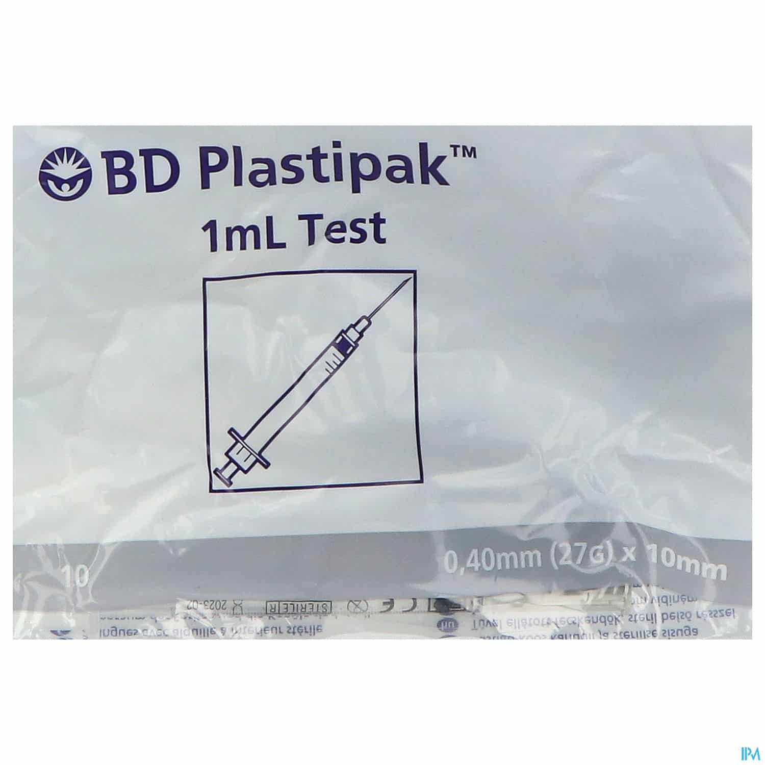 S/TEST BD AIG 1ML 10/4 27G 3/8 10
