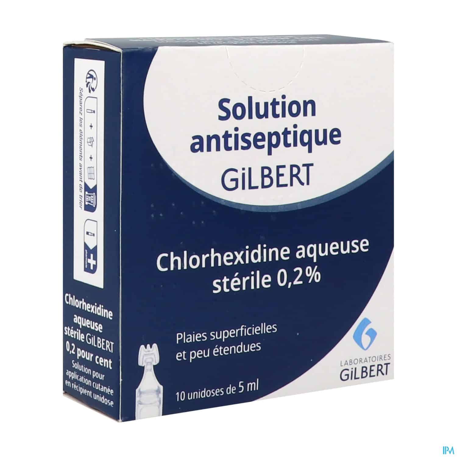 CHLORHEXIDINE 0,2% GILBERT 5ML 10
