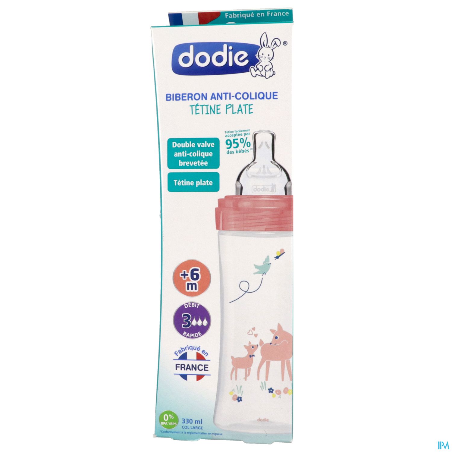 DOD BIB SENS+ 330ML JARDIN +6M