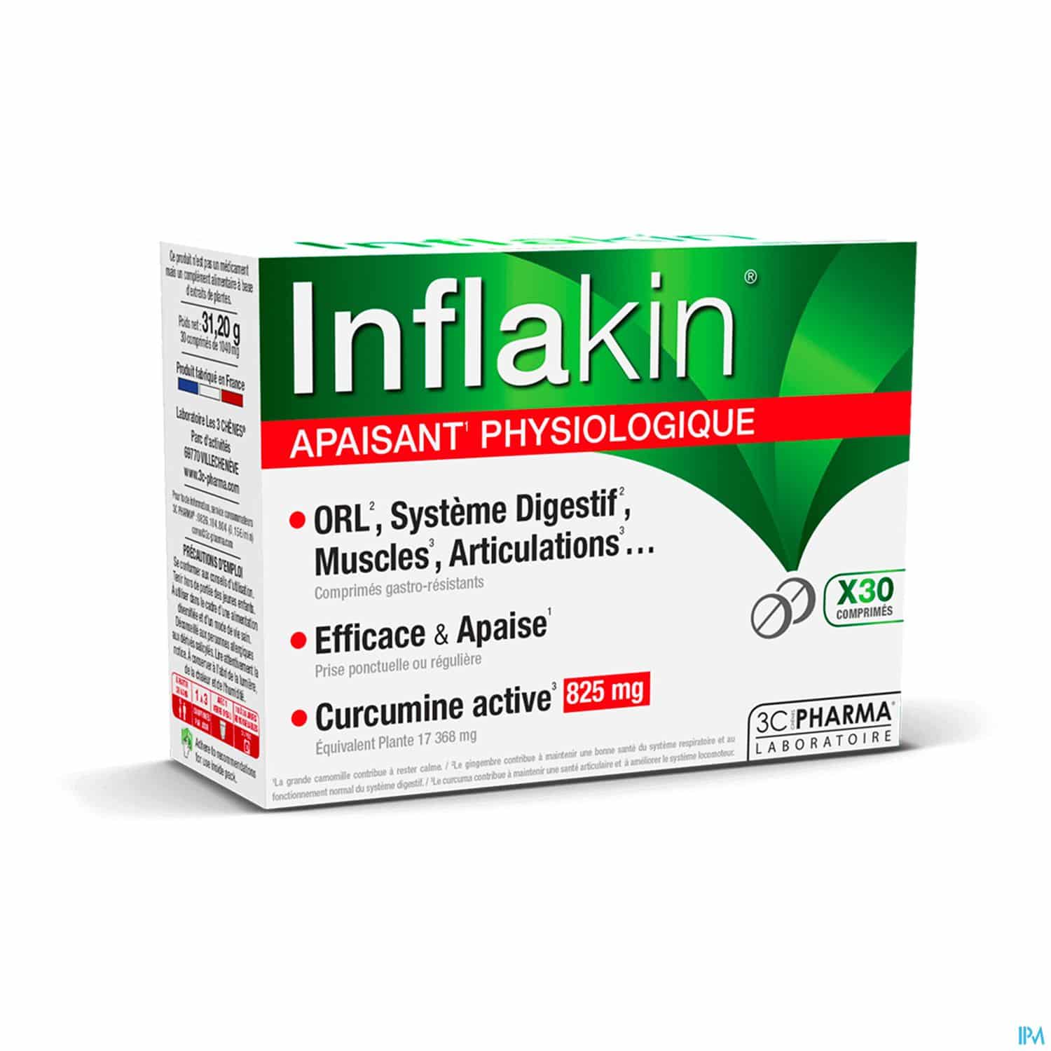 3C PHARMA INFLAKIN CPR 30