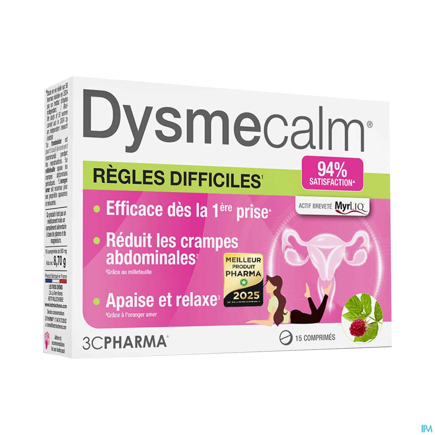 3C PHARMA DYSMECALM CPR 15