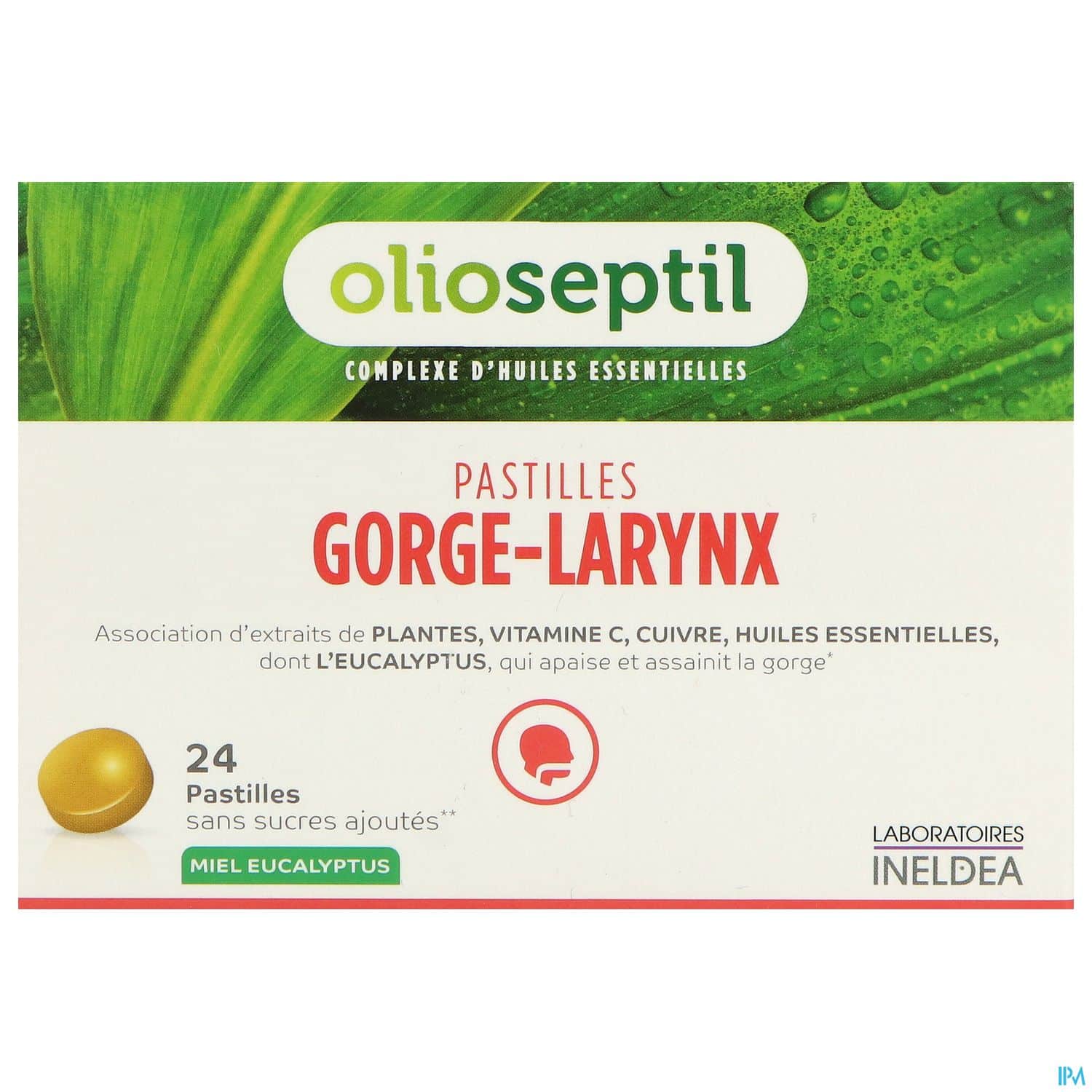 OLIOSEPTIL GORGE/LARYNX PASTILLE24