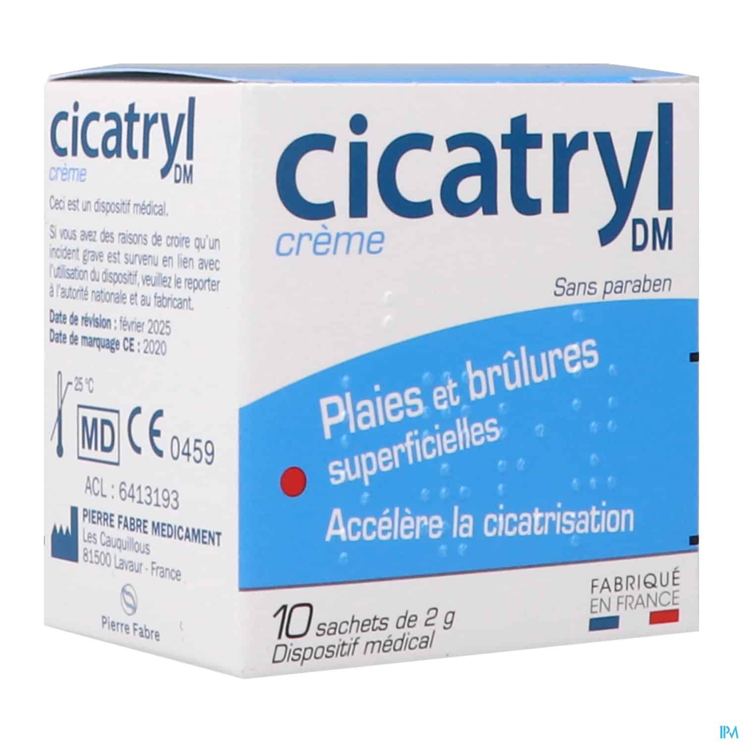 CICATRYL DM CR SACHET 2G 10