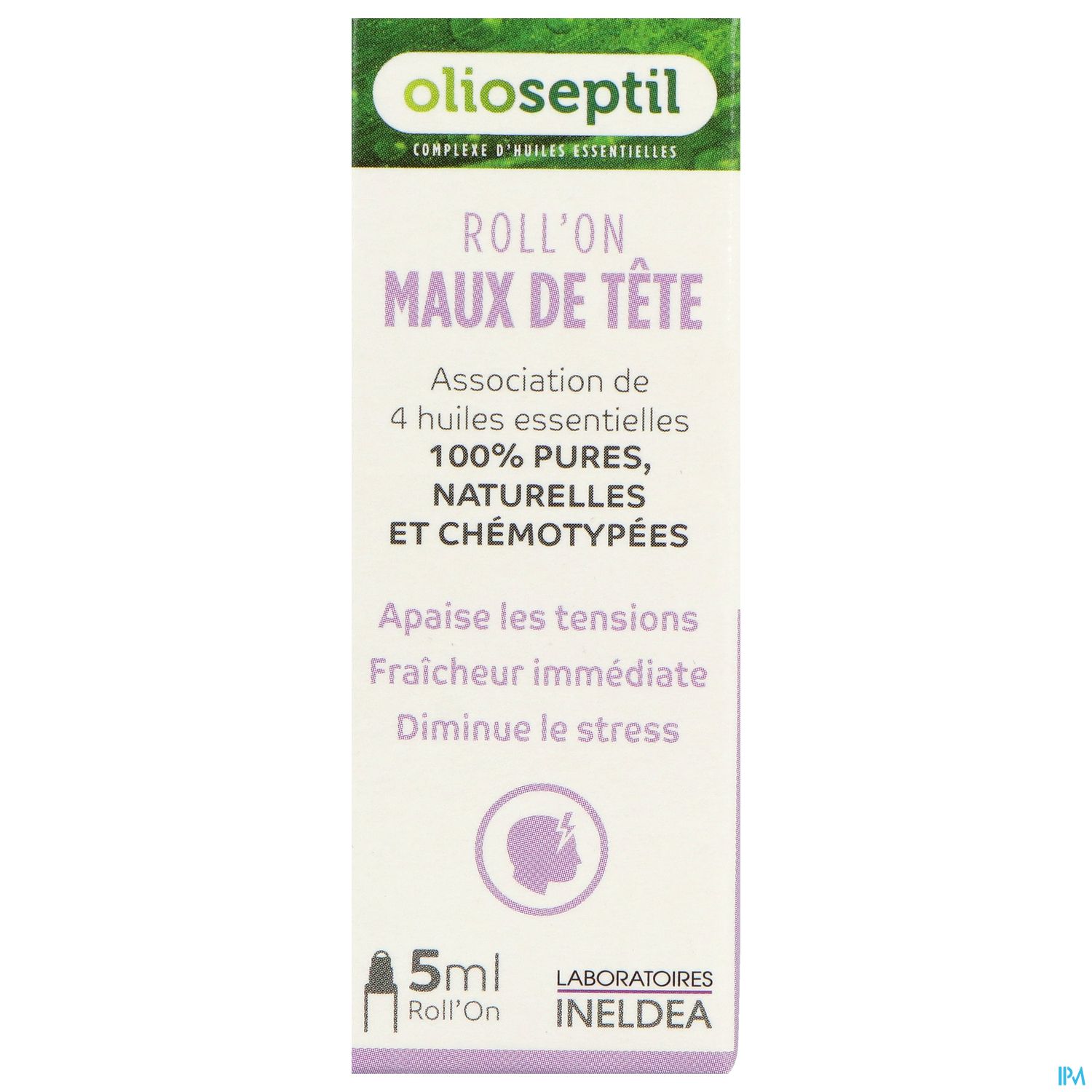 OLIOSEPTIL ROLLON MAUX TETE5ML