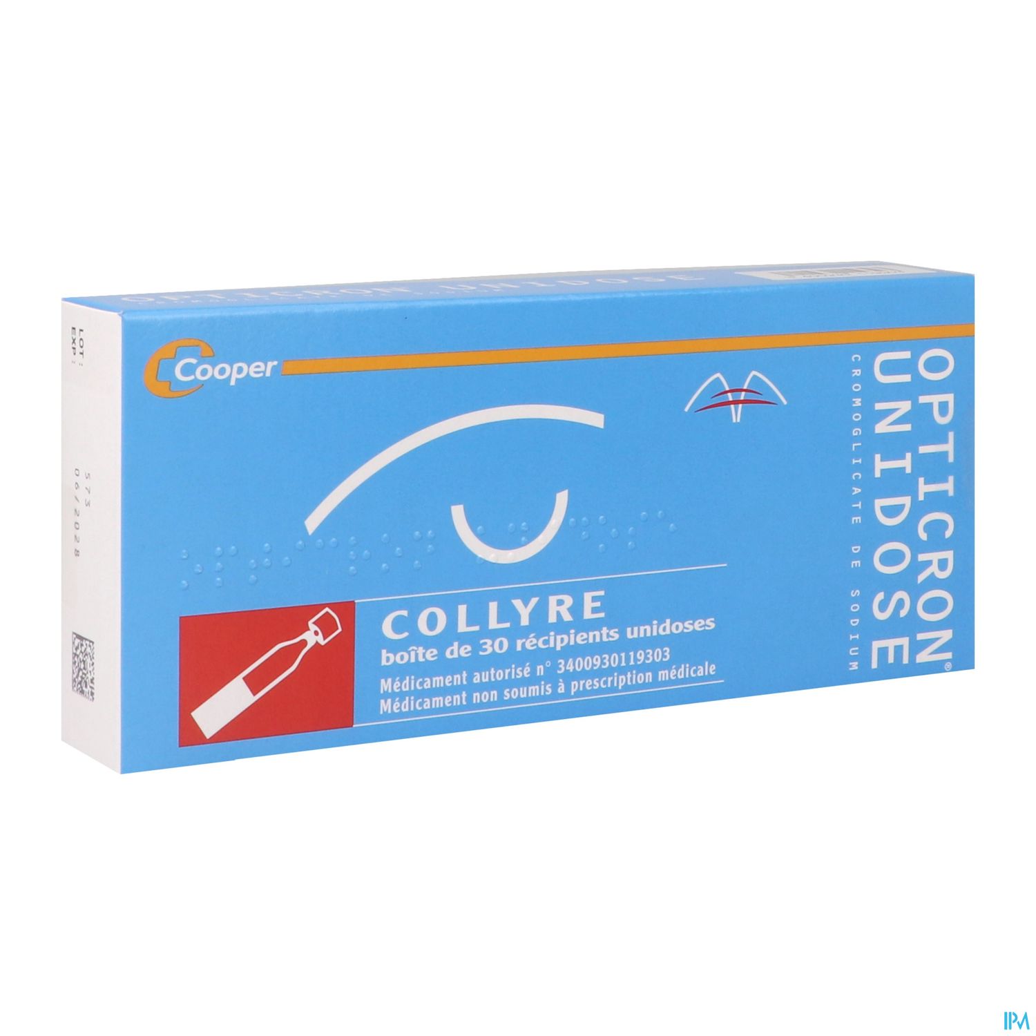 OPTICRON 2% COL UNIDOSE 30