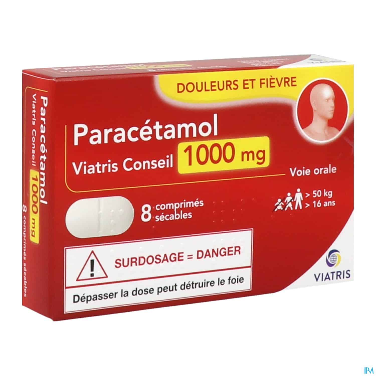 PARACETAMOL 1G VIATRIS CS CPR SEC8
