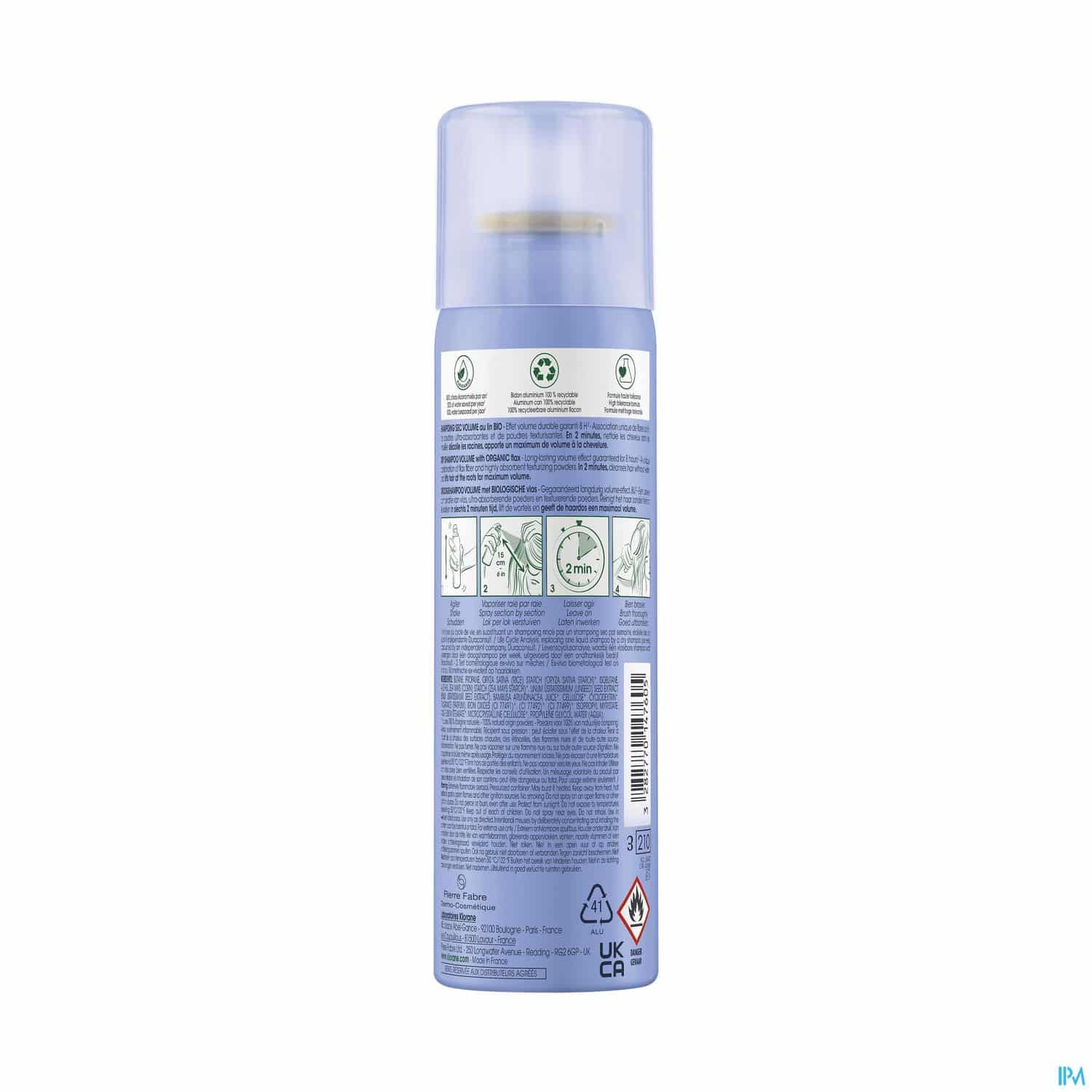 KLORANE SH SEC LIN 150ML KLORANE SH SEC LIN 150ML – Image 2