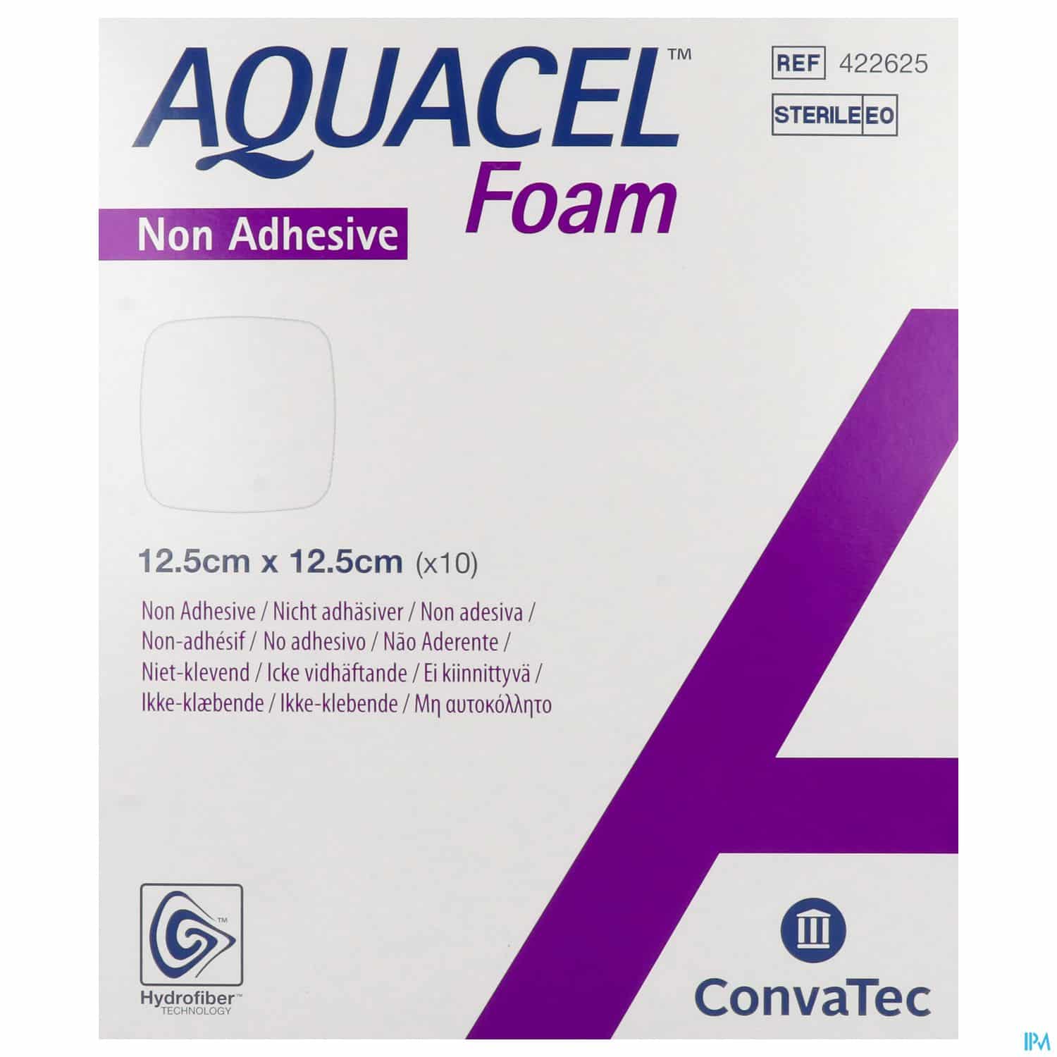 AQUACEL FOAM N/ADH 12,5X12,5CM 10