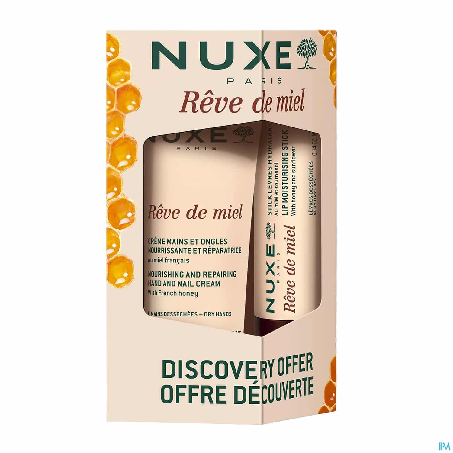 NUXE REVE MIEL CR MAIN+STICK LEV